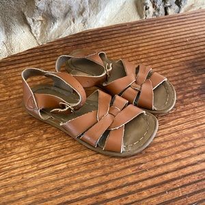 Saltwater Sandals - Size 10 Toddler - Tan